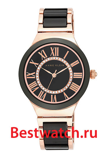 Часы Anne Klein Ceramics 1814BKRG
